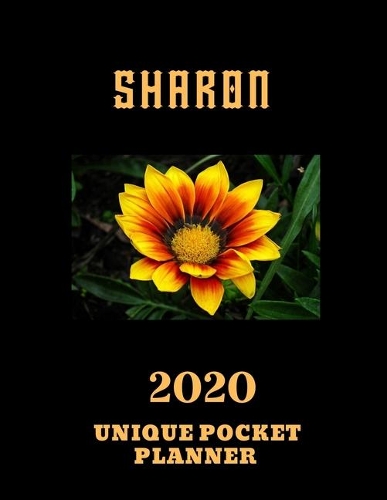 2020 Unique Pocket Planner: Sharon...This Beautiful Planner is for You-Reach Your Goals / Personalized Name Journal for Women & Teen Girls / Dreams Tracker & Goals Setting / Be