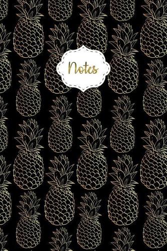 Notes: Golden Pineapples College Ruled Journal for Taking Notes Journaling School or Work