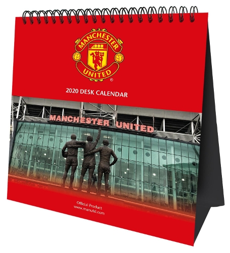 Manchester United FC 2020 Desk Easel Calendar - Official Desk Easel Format Calendar