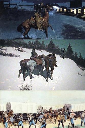 Fredric Remington Cowboys and Indians Art Journal 3