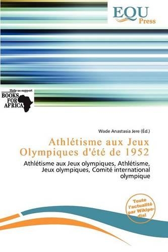 Athl Tisme Aux Jeux Olympiques D' T de 1952