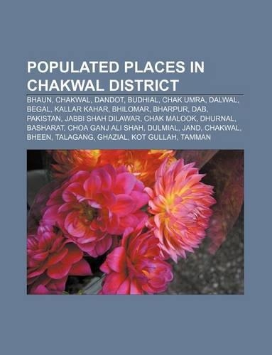 Populated Places in Chakwal District