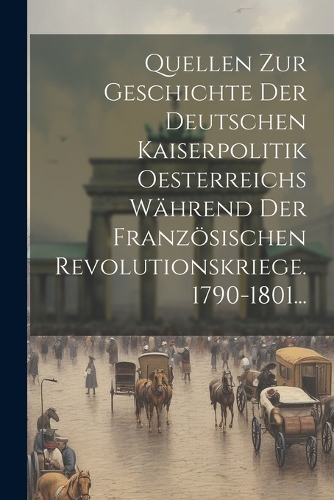 Quellen Zur Geschichte Der Deutschen Kaiserpolitik Oesterreichs Während Der Französischen Revolutionskriege. 1790-1801...