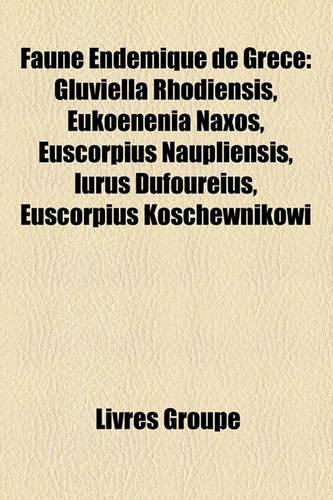Faune Endmique de Grce