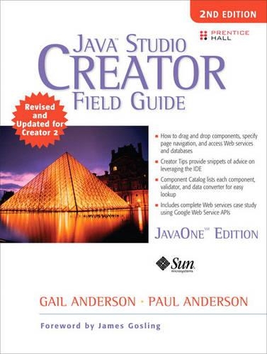 Java Studio Creator Field Guide: JavaOne (sm) Edition