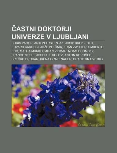 Astni Doktorji Univerze V Ljubljani