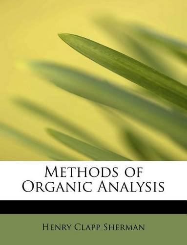 Methods of Organic Analysis