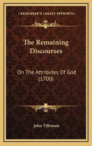 The Remaining Discourses