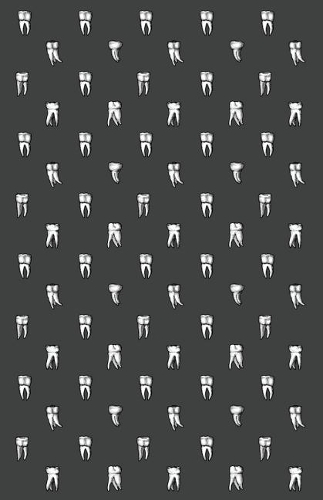 Creepy Teeth Lined Paper Journal 120 Pages 5.5 x 8.5