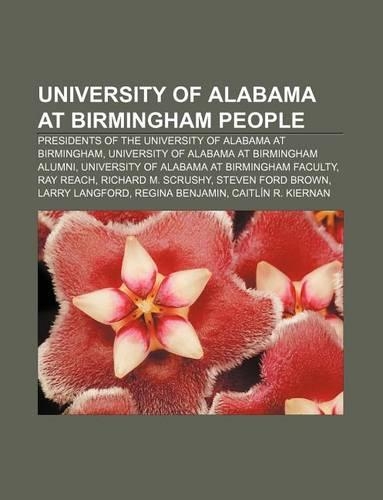 University of Alabama at Birmingham People