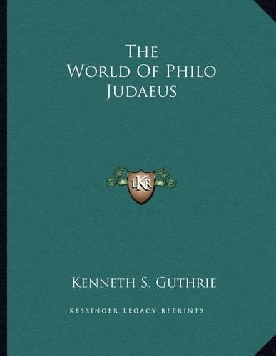 The World of Philo Judaeus