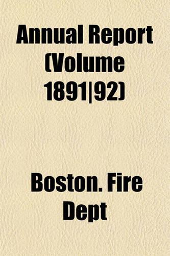 Annual Report (Volume 1891-92)