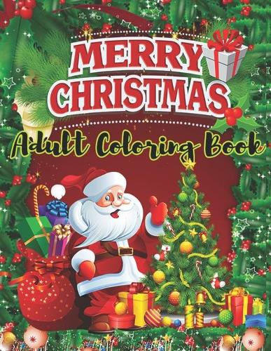 Merry Christmas Adult Coloring Book