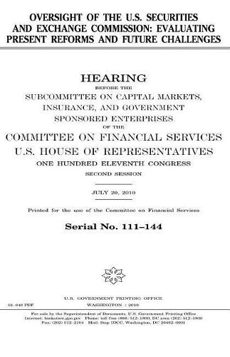 Oversight of the U.S. Securities and Exchange Commission