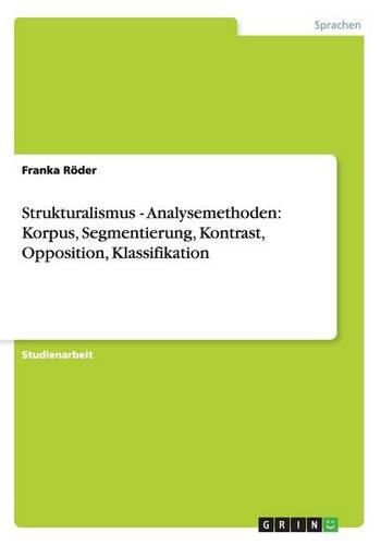 Strukturalismus - Analysemethoden