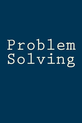 Problem Solving: Business and Economics Blank Line Journal