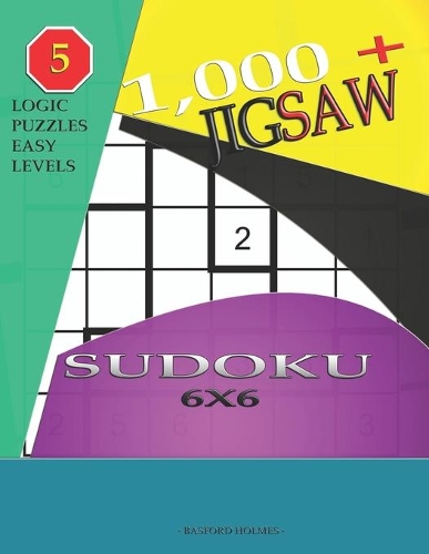 1,000 + sudoku jigsaw 6x6: Logic puzzles easy levels(5 Jigsaw Sudoku)