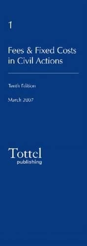 Fees and Fixed Costs in Civil Actions