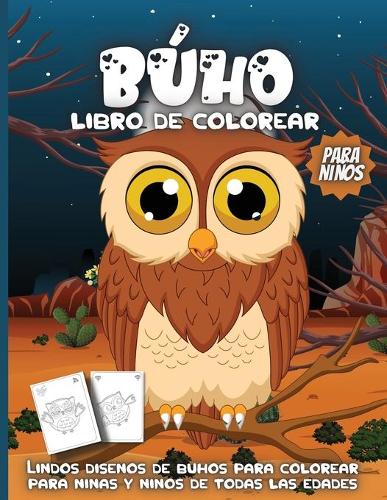 BÚHO Libro de colorear para niños
