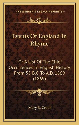Events Of England In Rhyme