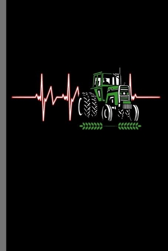 Farmer Heartbeat: Farmer Heartbeat Farming Farm Plants Vegetables Fruits Gift (6"x9") Dot Grid notebook Journal to write in