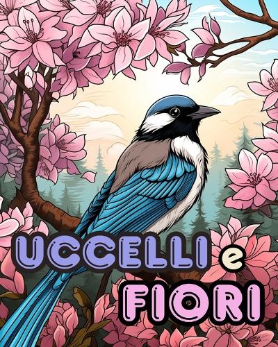 Libro para Colorear de Pájaros y Flores vol.2