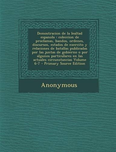 Demostracion de La Lealtad Espanola