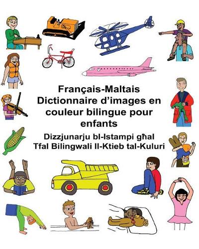 Français-Maltais Dictionnaire d'images en couleur bilingue pour enfants
