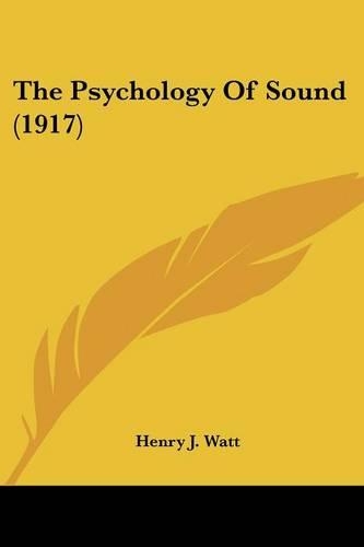 Psychology Of Sound (1917)