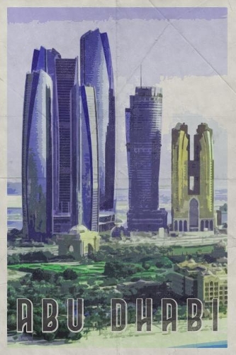 Abu Dhabi: Capital United Arab Emirates UAE Bullet Journal Dot Grid BuJo Daily Planner