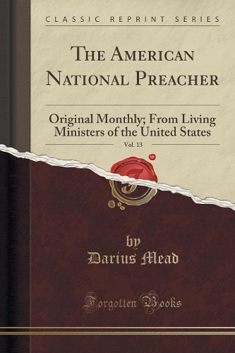 The American National Preacher, Vol. 13