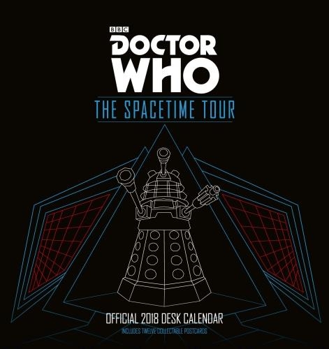 Doctor Who Official Desk Easel 2018 Calendar - Month To View Desk Format