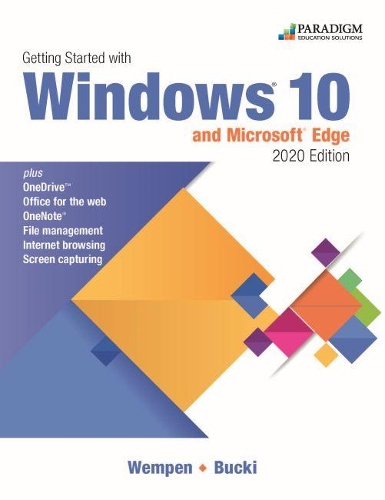 Getting Started with Windows 10 and Microsoft Edge, 2020 Edition: Cirrus for Windows 10, 2020 Edition + text, (code via mail)