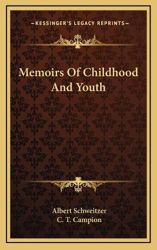 Memoirs Of Childhood And Youth