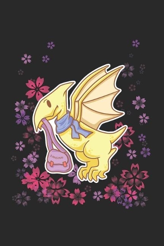 Funny School Pterodactylus Dinosaur Notebook: Graph Paper Journal 6x9 - 120 Pages