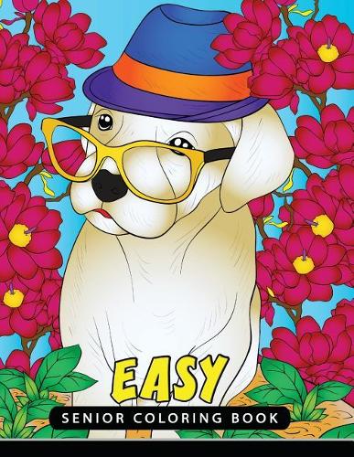 Easy Senior Coloring Book