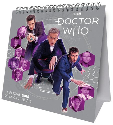 Doctor Who Desk Easel Official 2019 Calendar - Desk Easel Format