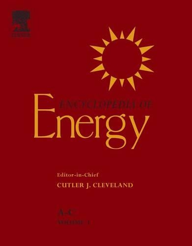 Encyclopedia of Energy, Six -Volume Set