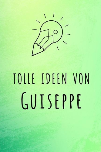 Tolle Ideen von Guiseppe: Kariertes Notizbuch mit 5x5 Karomuster für deinen Vornamen