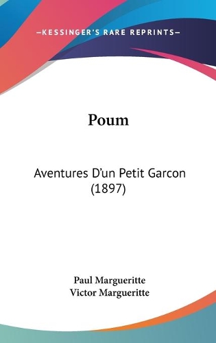 Poum: Aventures D'un Petit Garcon (1897)(French)