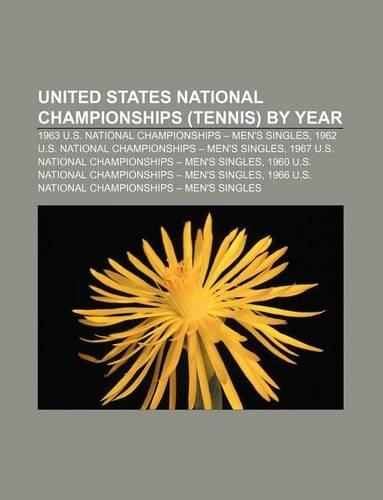 United States National Championships (Tennis) by Year: 1963 U.S. National Championships - Men's Singles(English)