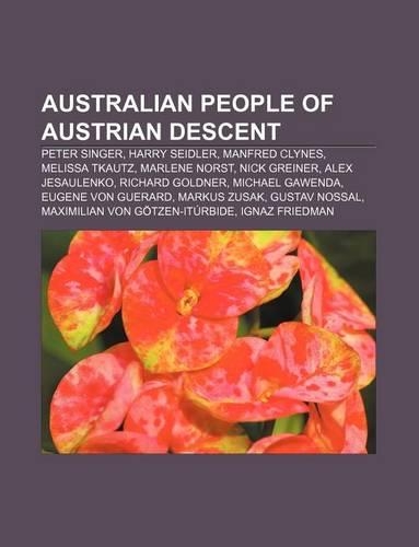 Australian People of Austrian Descent