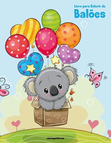 Livro para Colorir de Balões