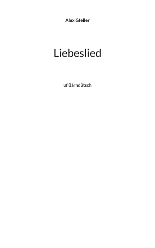 Liebeslied