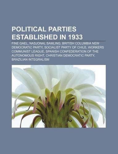 Political Parties Established in 1933