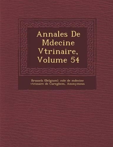 Annales de M Decine V T Rinaire, Volume 54