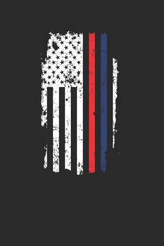 Red Blue Stripes Flag