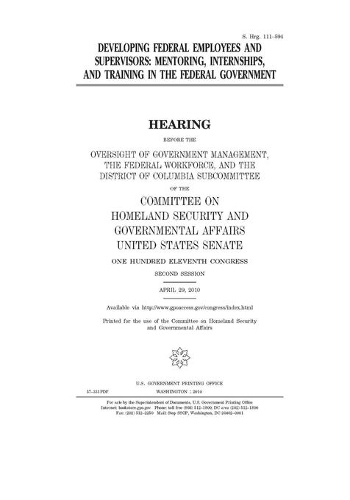 Developing federal employees and supervisors
