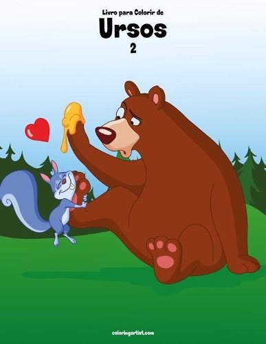 Livro para Colorir de Ursos 2: (2 Ursos)