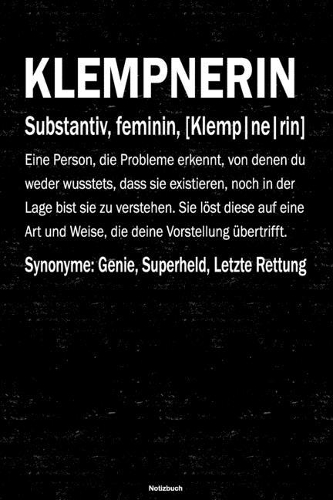Klempnerin Notizbuch